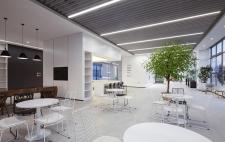 探访公牛集团慈溪市办公楼总部装修设计一览—小城市大杰作